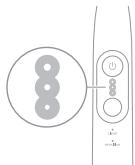 PHILIPS HX7420/02 - Ustawenia intensywnosci - 1