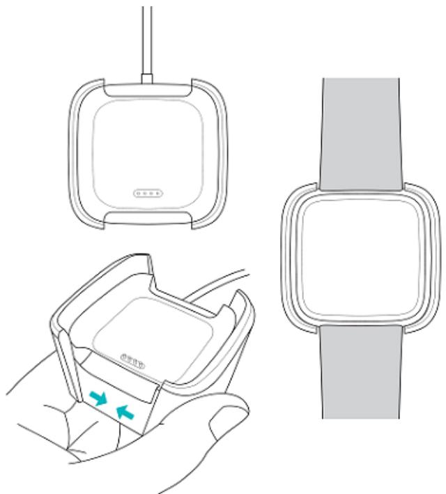 FITBIT versa lavande - Chargement de versa - 1