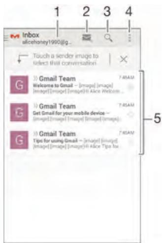 SONY XPERIA Z3 COMPACT NOIR - Pour définir un message de répondeur absent du bureau dans un compte exchange active sync - 1