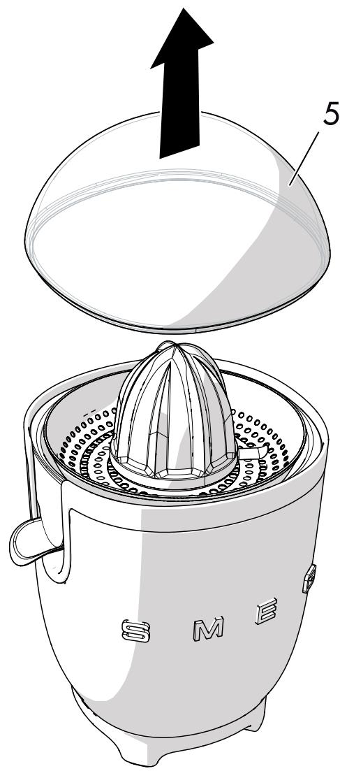 SMEG CiFO1CREUcovic - Nettoyage des composants du presse-agrumes - 1