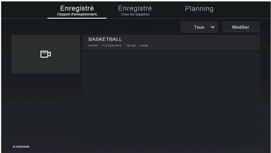 HISENSE 65A66H - Supprimer le programme enregistré - 1