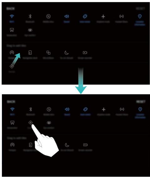 HUAWEI M5LITE10WIFI64GO - Ajuster l'emplacement des boutons raccourci à votre convenance - 1