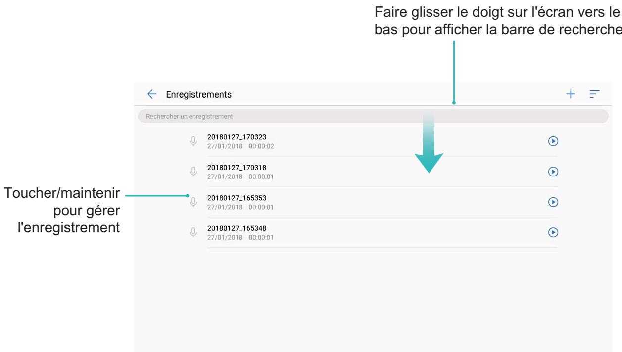 HUAWEI M5LITE10WIFI64GO - Utiliser Enregistreur sonore pour prendre des notes audio - 1