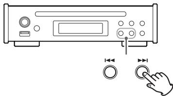 DARTY PD-301DAB-X - Recherche d'un passage de piste - 4