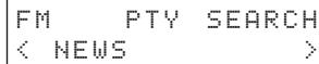 DARTY PD-301DAB-X - Recherche d'un type de programme (PTY) - 2