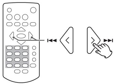 DARTY PD-301DAB-X - Changement de la fréquence depuis l'unité principale - 2