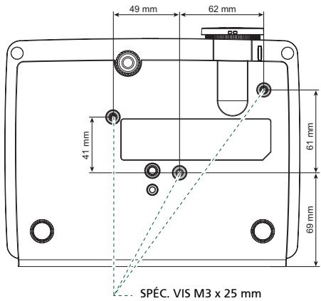 ACER K330 - Installation au plafond - 10