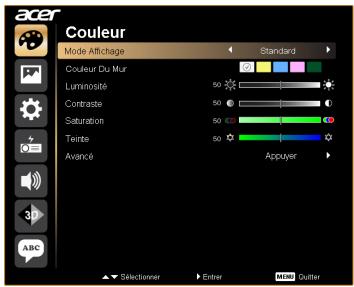 ACER K330 - Couleurs - 1