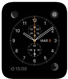 APPLE WATCH SPORT 42 ALU NOIRE - Chronographe - 1