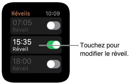 APPLE WATCH SPORT 42 ALU NOIRE - Régler des réveils - 2