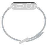APPLE WATCH SPORT 42 ALU NOIRE - Bracket boucle classique - 3