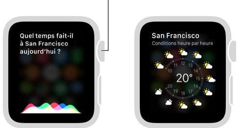APPLE WATCH SPORT 42 ALU NOIRE - Siri sur l'apple watch - 1