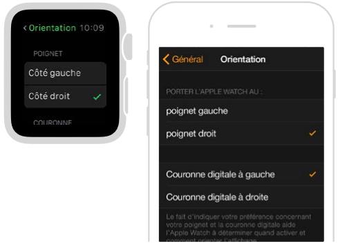 APPLE WATCH SPORT 42 ALU NOIRE - Changer de langue et d'orientation - 2