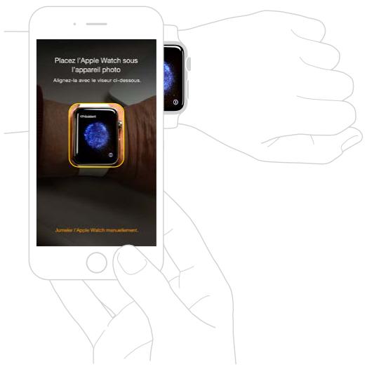 APPLE WATCH SPORT 42 ALU NOIRE - Configurer la montre et la jumeler à l'iphone - 2
