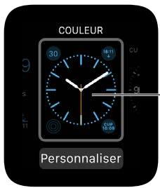 APPLE WATCH SPORT 42 ALU NOIRE - Personnaliser le cadran de l'heure - 5