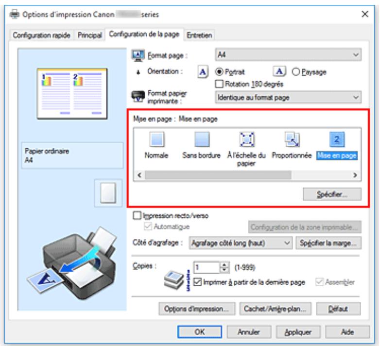 CANON PiXMA TR8550 - Impression mise en page - 2
