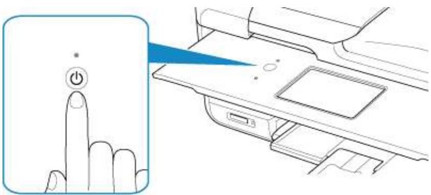 CANON PiXMA TR8550 - Mise sous tension de l'imprimante - 1