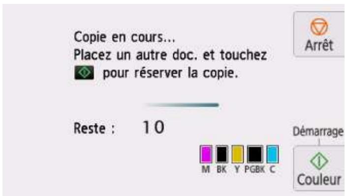 CANON PiXMA TR8550 - Ajout de la tâche de copie (réalisation de la copie) - 1