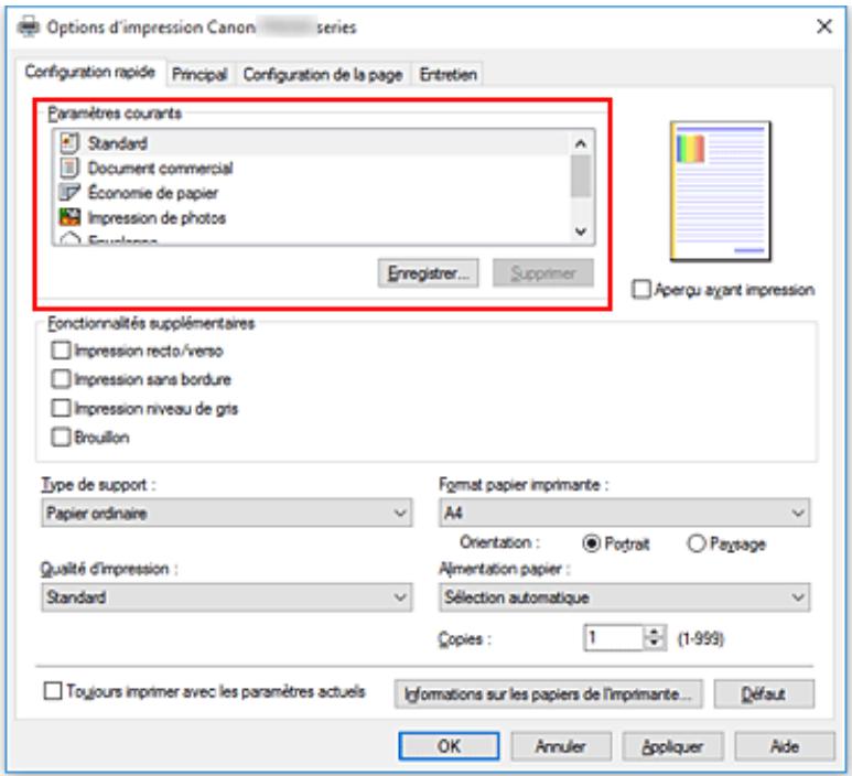 CANON PiXMA TR8550 - Configuration d'impression élémentaire - 1