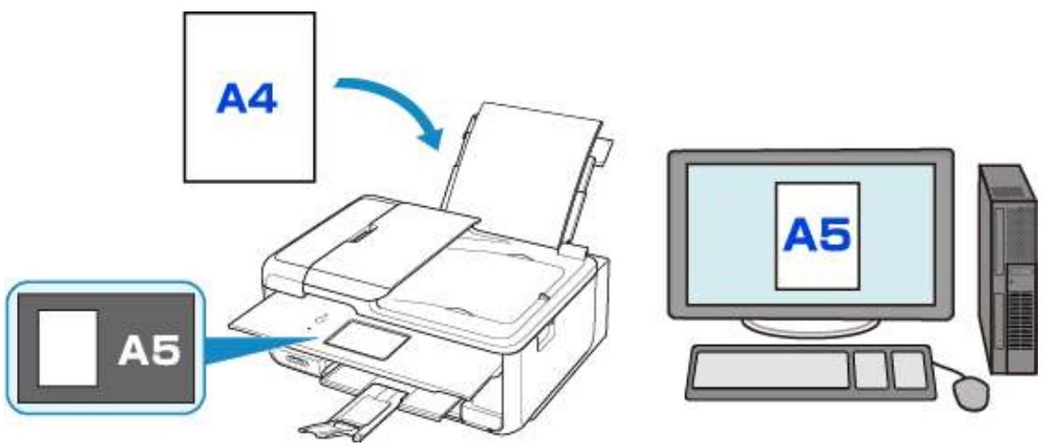 CANON PiXMA TR8550 - Lorsque les paramètres de papier pour l'impression ou la copie sont différents des informations concernant le papier enregistrées sur l'imprimante : - 1