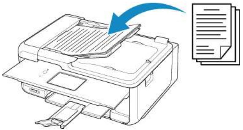 CANON PiXMA TR8550 - Chargement de plusieurs feuilles d'un document de même format et de même épaisseur dans le CAD - 1