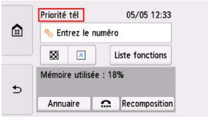 CANON PiXMA TR8550 - Opérations préalables à la réception d'un fax - 2