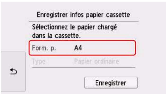 CANON PiXMA TR8550 - Voulez préparer : une feuille de papier ordinaire de format A4 ou lettre - 1