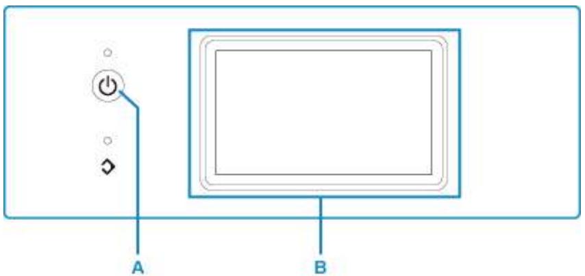 CANON PiXMA TR8550 - Utilisation du panneau de contrôle - 1