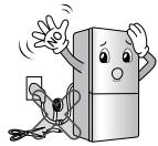 LG-GOLDSTAR GR-B4293BQ - Veuillez à ne pas modifier ni augmenter la longueur du câble d'alimentation. - 1