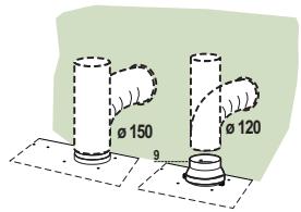 FABER LiITHOS 450 BLANC - SORTIE air version aspirante - 1