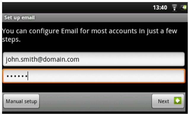 ARCHOS 32 ANDROID - Utilisation des e-mails et des contacts (applications e-mail et contacts) - 2