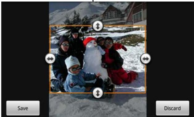 ARCHOS 32 ANDROID - Rognage d'une IMAGE - 2