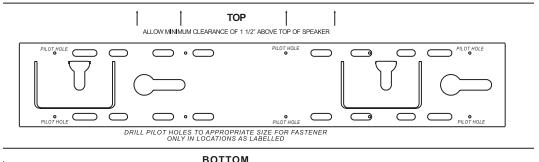 DEFINITIVE TECHNOLOGY MYTHOS 9 - Wall Mounting the Mythos Nine - 3