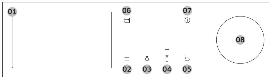 SAMSUNG NV7B6799AAK - Tableau de commande - 1
