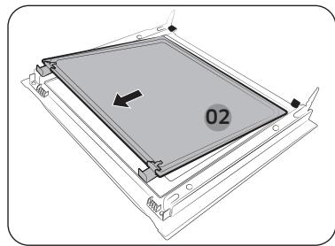 SAMSUNG NV7B6799AAK - Vitre de la porte - 3