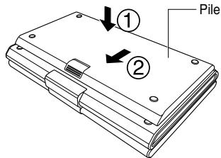 TOSHIBA SD-P91S - Fixation de la batterie - 2