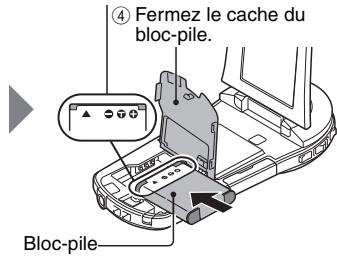 SANYO CS1 ARGENT + SD4GO - Installation du bloc-pile - 2