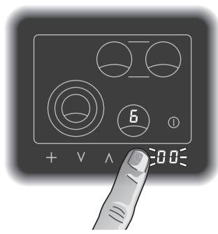 GAGGENAU CK 482-100 - Programmation du minuteur avec arrêt du foyer - 1