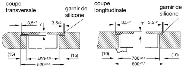 GAGGENAU CK 482-100 - Elle n'est pas utilisable avec d'autres plans de travail (bois, plastique, corian, etc.) - 1
