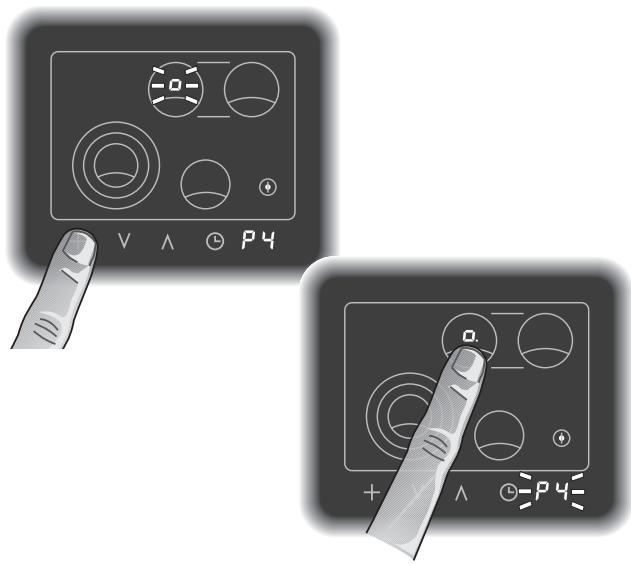 GAGGENAU CK 482-100 - Menu options, réglage de l'extension foyers arrêté - 1