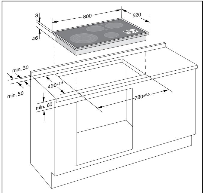 GAGGENAU CK 482-100 - Installation CK 481 - 1