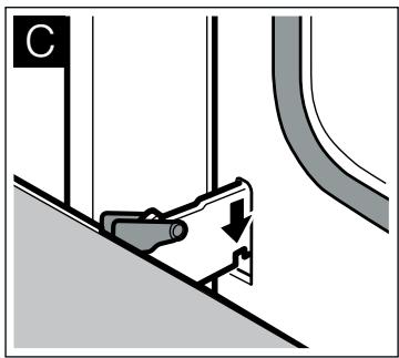 NEFF C47C22N3CO - Accrocher la porte de l'appareil - 1