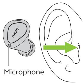 JABRA ELITE4 - Instructions de port - 1