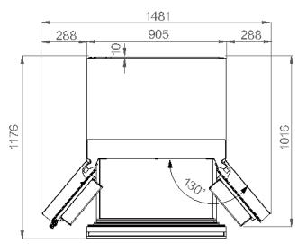 HAIER HFR79F19EFGK - Espace recommandé - 1
