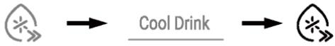 HAIER HFR79F19EFGK - Cool Drink funksion: - 1