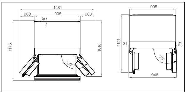 HAIER HFR79F19EFGK - Space recommendation - 1