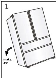 HAIER HFR79F19EFGK - Ustawianie urzadzenia - 2
