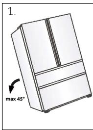 HAIER HFR79F19EFGK - Alinierea aparatului - 2
