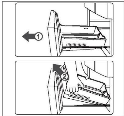 HAIER HFR79F19EFGK - Çikarilabilar Üst dondurucu Çekmecesi - 1