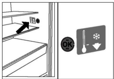 HAIER HFR79F19EFGK - ISTEGBEAGLI:OK-sicaklikgostergesi - 1